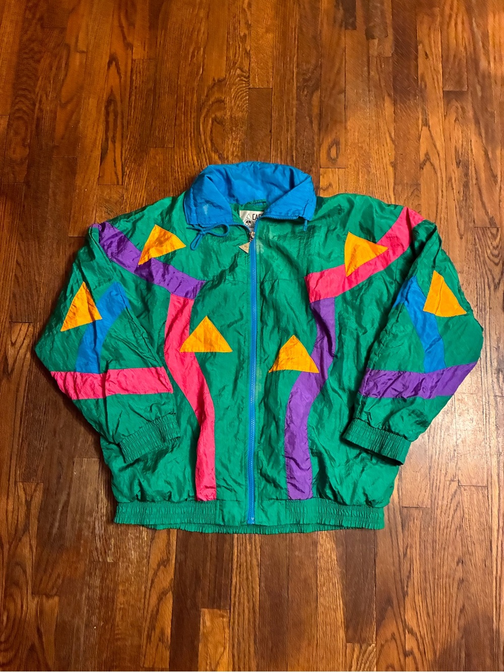 Vintage casual isle windbreaker jacket women’s large